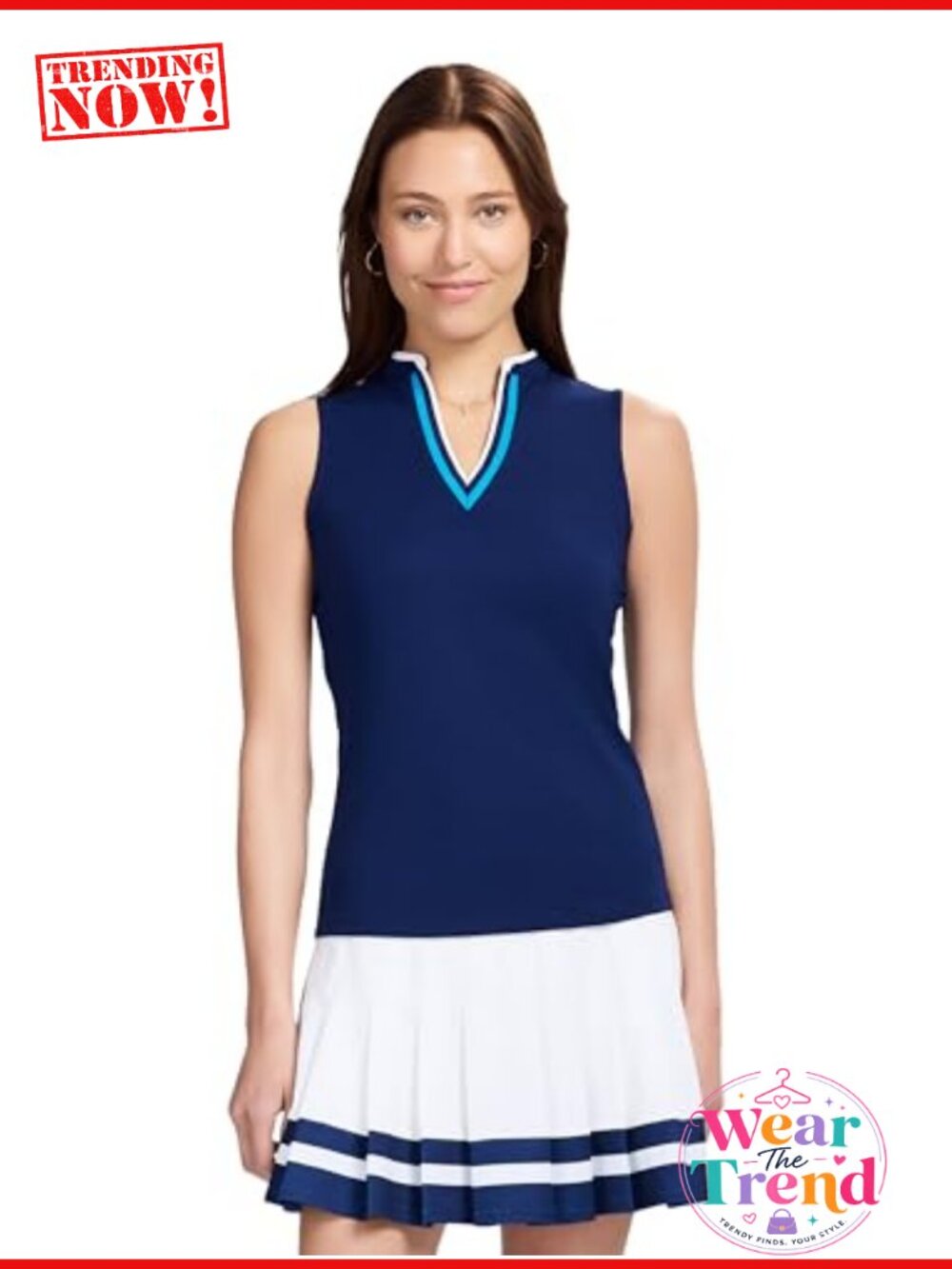 IZOD Women's Athletic Quick Dry Sleeveless Polo Shirt Classic Fit